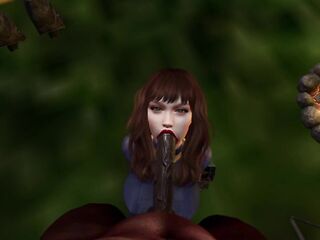 Second Life Black dude Brotherhood of Steel knight screws white woman Vault Dweller