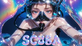 Scuba Cum - Vintage Rubber Scuba Neoprene Underwater Fuck (Multiple Orgasms)