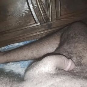 Boy with Pumped Up and Oiled Body Jerk Off and Cum on the Floor