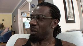 Cutie gets nailed on the sofa by a black hunk doggystyle