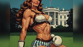 Incredibly Fit Boxing Babes Art