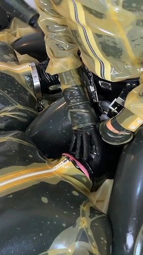 Mistressae & Miss Lilly: Latex Bedroom Foursome Edging Session