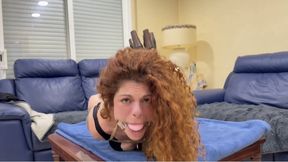 Real Estate Negotiation Turns into Bondage Nightmare – Hogtied Agent with Huge Pink Ballgag