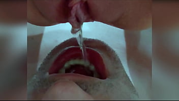 Her Domination: Drinking Pussy&#x1F32E;&#xFE0F; Piss, Peeing Mouth-Fuckingly Swallowing the Entire Enema