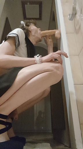 Sissy preparing for straight xxl