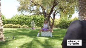 BTS - Jesse Pony Poses Almost Nude In An Outdoor Photoshoot!