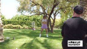 BTS - Jesse Pony Poses Almost Nude In An Outdoor Photoshoot!