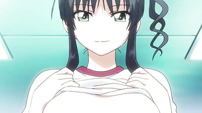 Hot teen with massive tits rides hard on a big dick in hot anime hentai