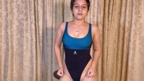 Jasmine Dances in a Bathing Suit