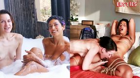 Ersties - Lesbian Power Game - Flora controls Lexi&#039;s lust to climax