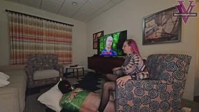 FEM Vicky Vicky Vs Slave Pt 2 CBT Foot Domination