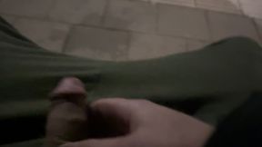 Playing penis at the bus stop