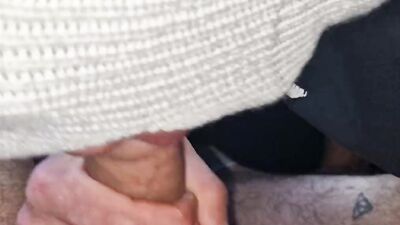 Oh, the tears from fucking a big dick without a condom in a car with cum in the ass ! Public rough fuck!