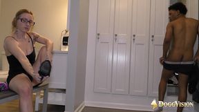 squirting co-ed anal swim session