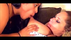 Latina moms in boob play and big nipples sucking - big natural tits