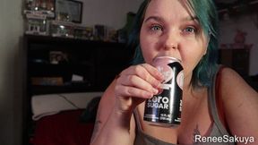 Renee Sakuya Attempting to burp the ABCs, burping fetish, 1080p