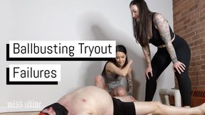 Ballbusting Tryout Failures | First Timers Couldn't Handle It