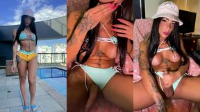 ts vanessa rafaella - sunny day and cum