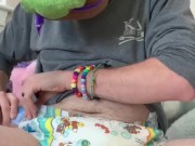 Furry ABDL Daddy Having Fun In a Soggy Diaper.