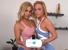 Vinna Reed &amp; Nathaly Cherie - These Girls Love Playing in VR Together