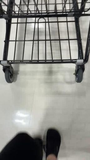 Walking in the grocery store