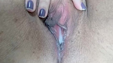 Wife with huge ass becomes sperm deposit a real massive creampie