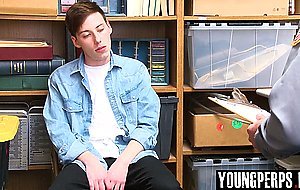 Straight teen threatened by LP Officer and anal fucked