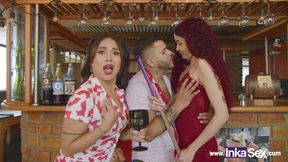 Dayanita demonstrate and her g-string-breaker pub (Horrific what happened)