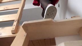 Princess&rsquo;s Stinky Nylon Feet Smelling Domination!