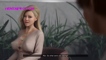 Curvy Blonde Teen Fucked By BBC While Husband is There - 3D Animation