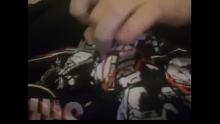 Watch this huge COCk slip down a lubbed up hand full of coconut oil