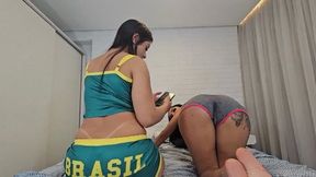 Stopwatch Challenge: Who Farts the Longest? - By Bella Cruel and Ana Ayumi - Part 4
