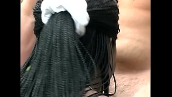 Huge tittied Sierra sucks white cock