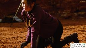 ”Filthy rimjob, piss, & spit for bondage sluts”