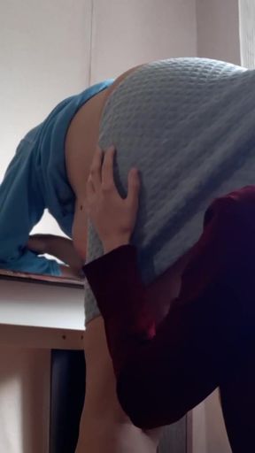 Powerful moment from &quot;I lick my milf boss&#039;s ass for a long time for a promotion&quot;