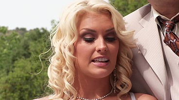 Amber Rayne, Hannah West And Kaci Star In Outdooor Gangbang