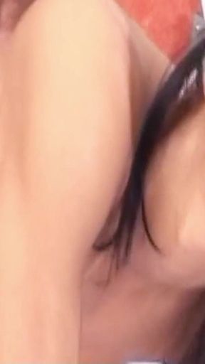 Big Dick Fucks Big Boobed Tranny with Condom Anal