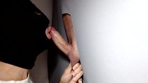 straight fellow comes to gloryhole for the very first time, he came very nervous but then I enjoy it