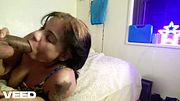 Huge Cock FACE FUCK Blowjob Gagging Deepthroat Ebony Swallowing Neighbors Bbc