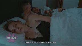 effy lil seduces her step sister s boyfriend in their shared hotel bed right beside her unaware step sister
