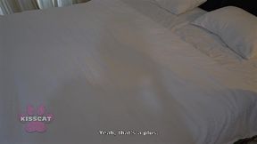 effy lil seduces her step sister s boyfriend in their shared hotel bed right beside her unaware step sister