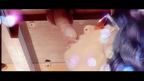 Getting milked and leaking pre cum