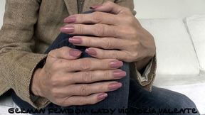 My long pink fingernails, JOI, Lady Victoria Valente