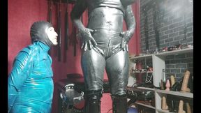 Latex play with my slave Faith