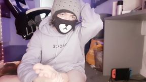 Twink Femboy Plays With His Feet (paid Request)