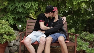 Horny buddies go bareback