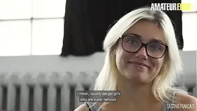 Amateur PAWG Gaby gets her first taste of hardcore porn in a wild audition