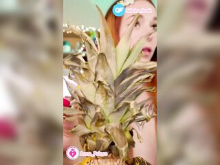 Pineapple fetish upright