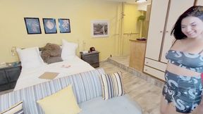 INTERRACIAL AND INTENSE GLUED KISSES -- BY BRITNEY HUNTER AND NATASHA WILD -- CLIP 01