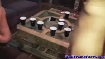 Partying loving amateurs get mouthful